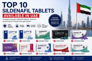 Top 10 sildenafil tablets available in UAE including popular brands and generic options